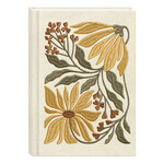 Lady Jayne Embroidered Fabric Journal - Sunflowers