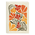 Lady Jayne Embroidered Fabric Journal - Poppies