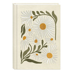 Lady Jayne Embroidered Fabric Journal - Daisies