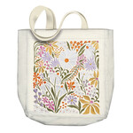 Lady Jayne Embroidered Canvas Tote - Wildflowers