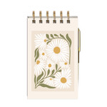 Lady Jayne Spiral Notepad & Pen - Daisies