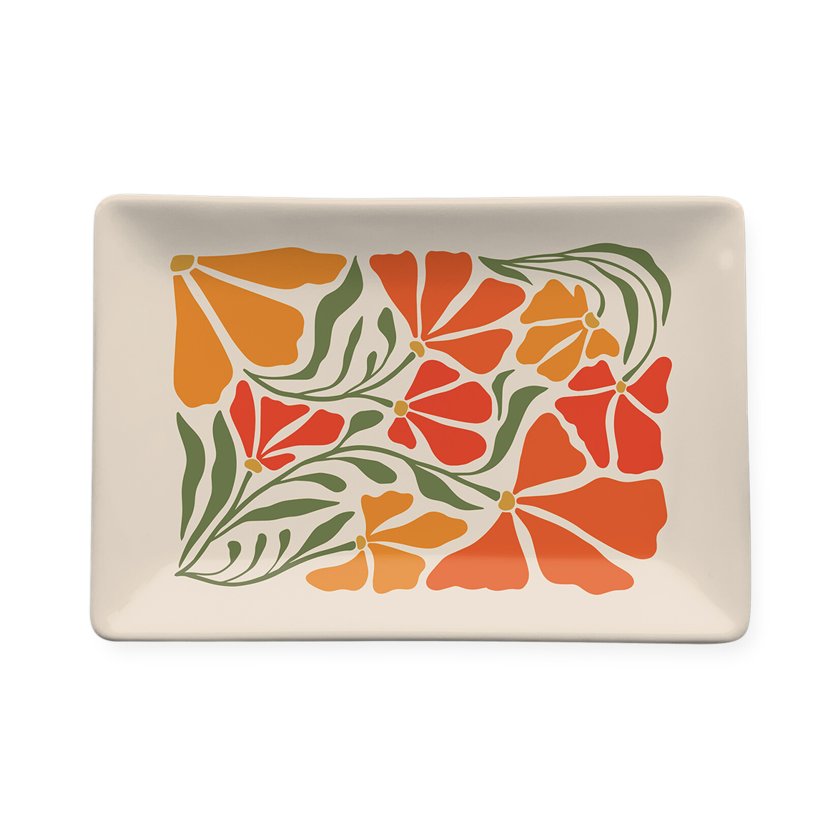 Lady Jayne Porcelain Trinket Tray - Poppies