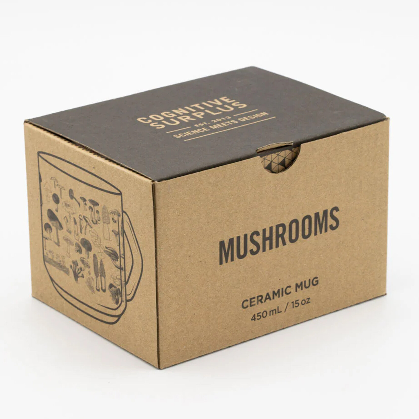 Cognitive Surplus Ceramic Mug - Woodland Mushrooms (15oz)