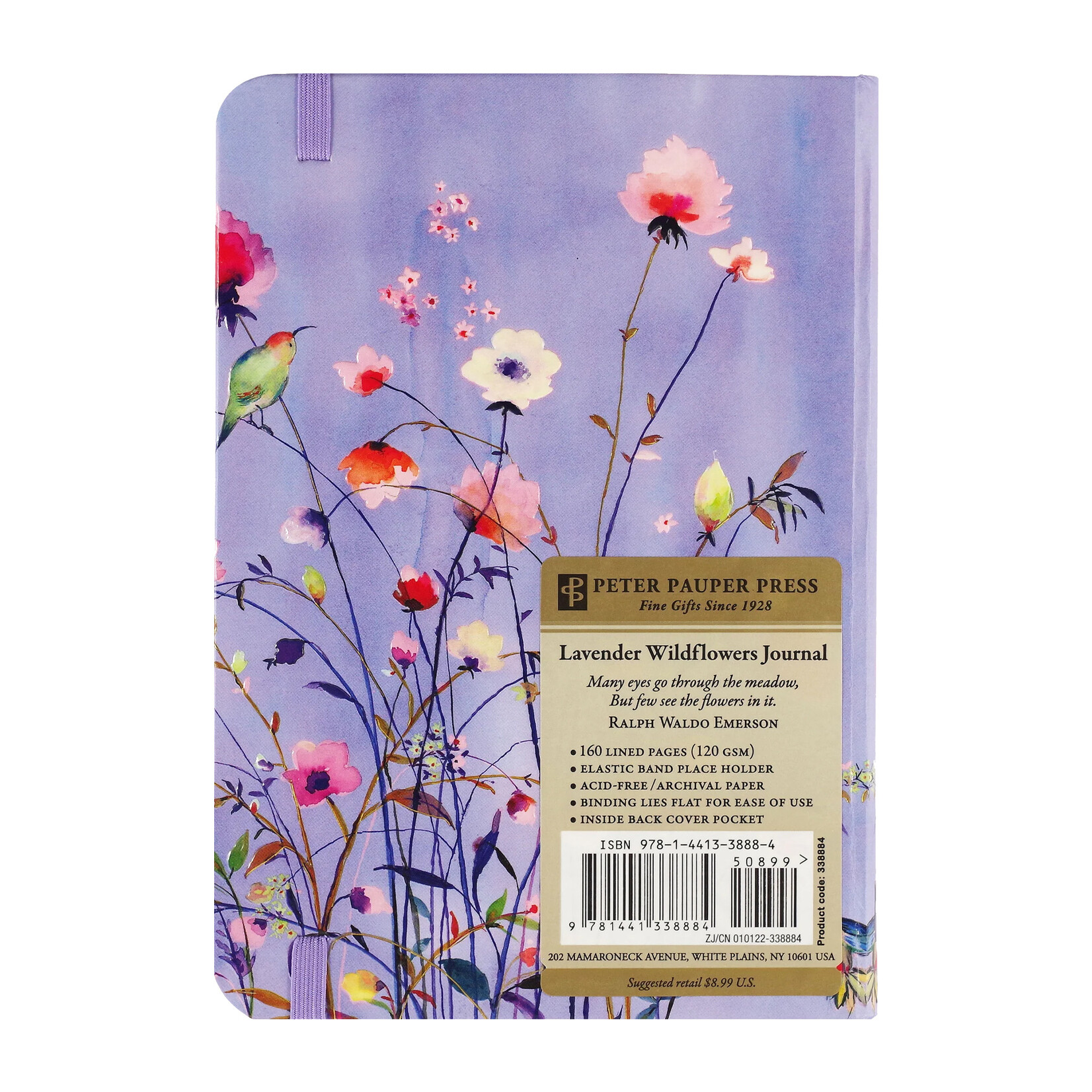 Peter Pauper Press Journal - Small - Lavender Wildflowers