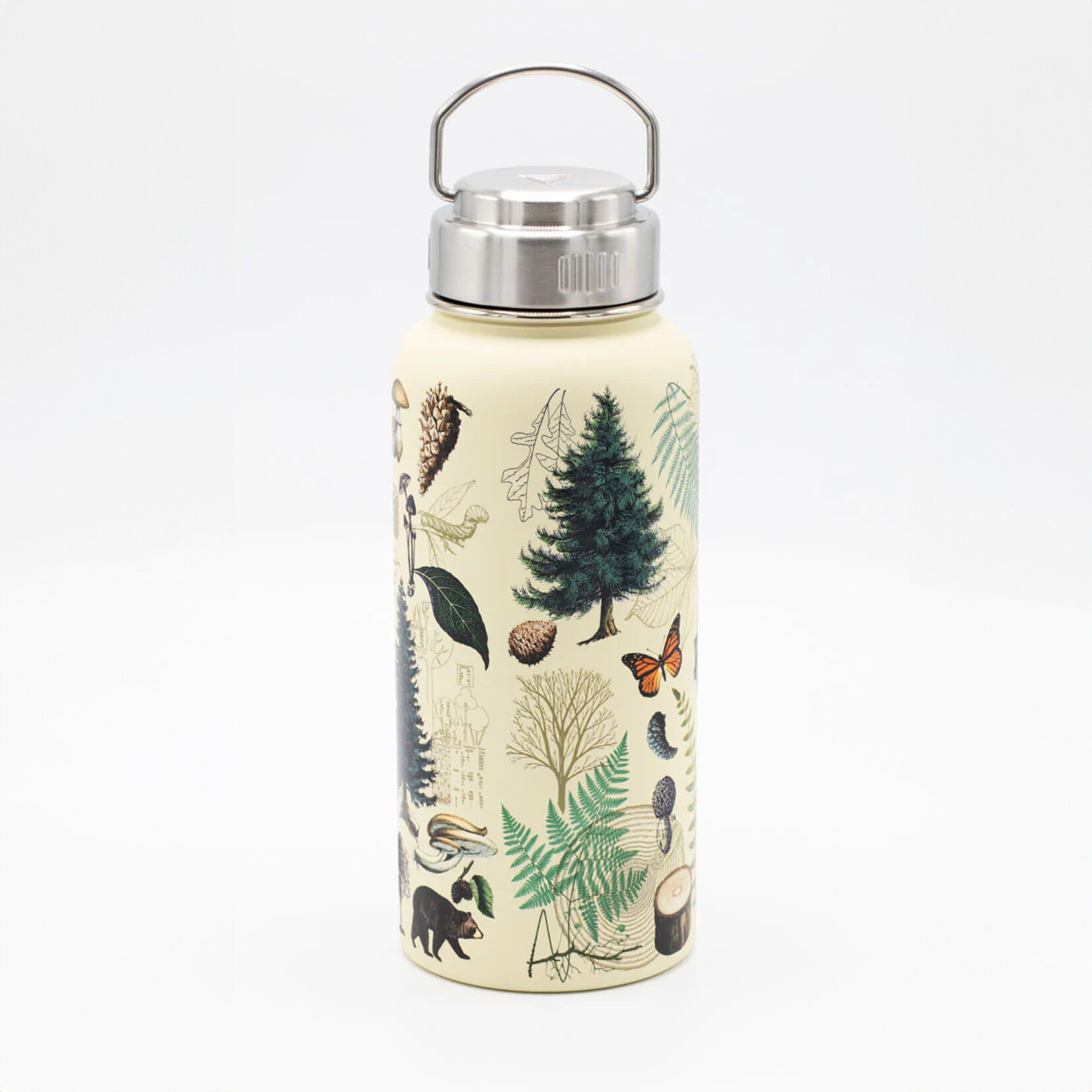 Cognitive Surplus Stainless Steel Bottle - Woodland Forest (32oz)