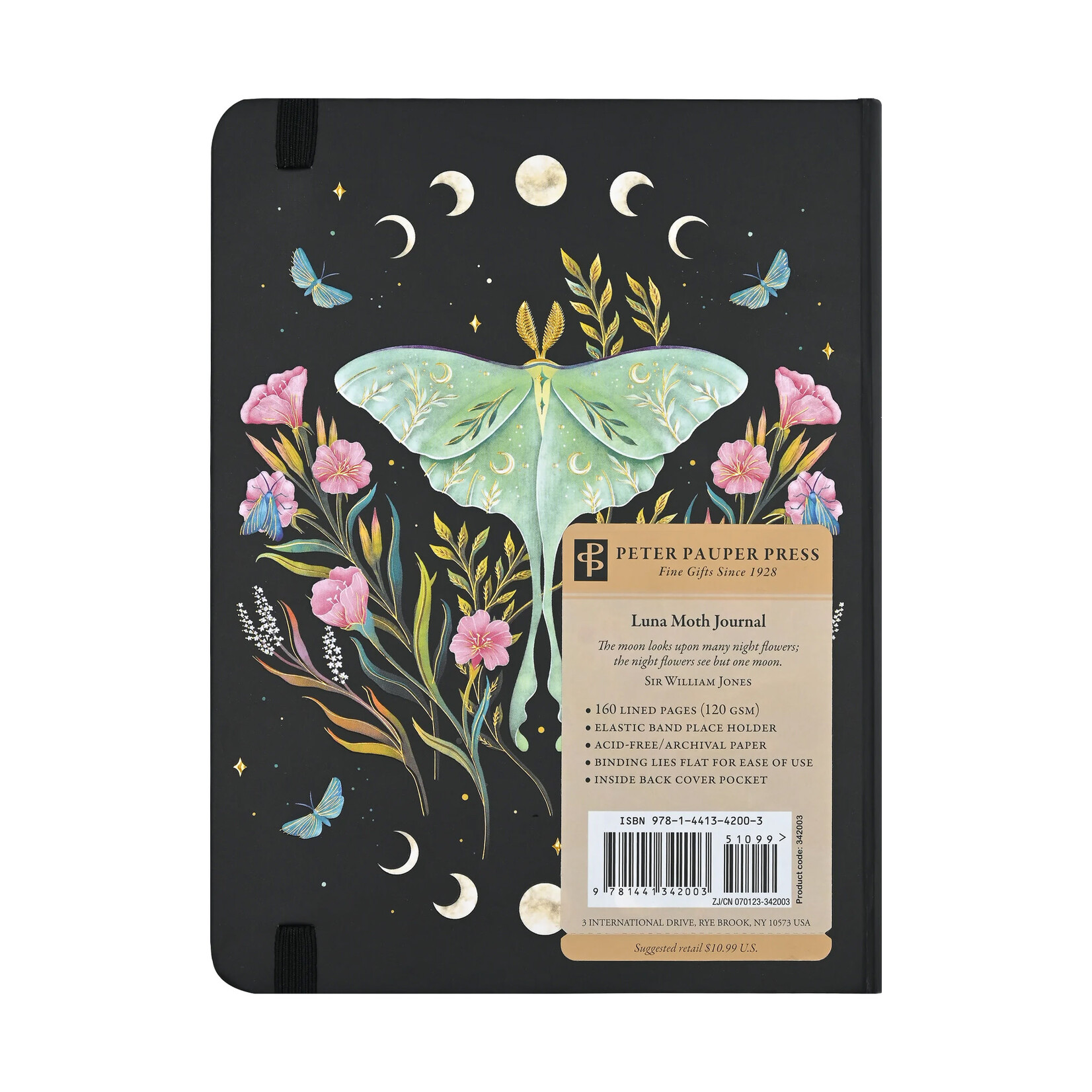 Peter Pauper Press Journal - Mid-Size - Luna Moth