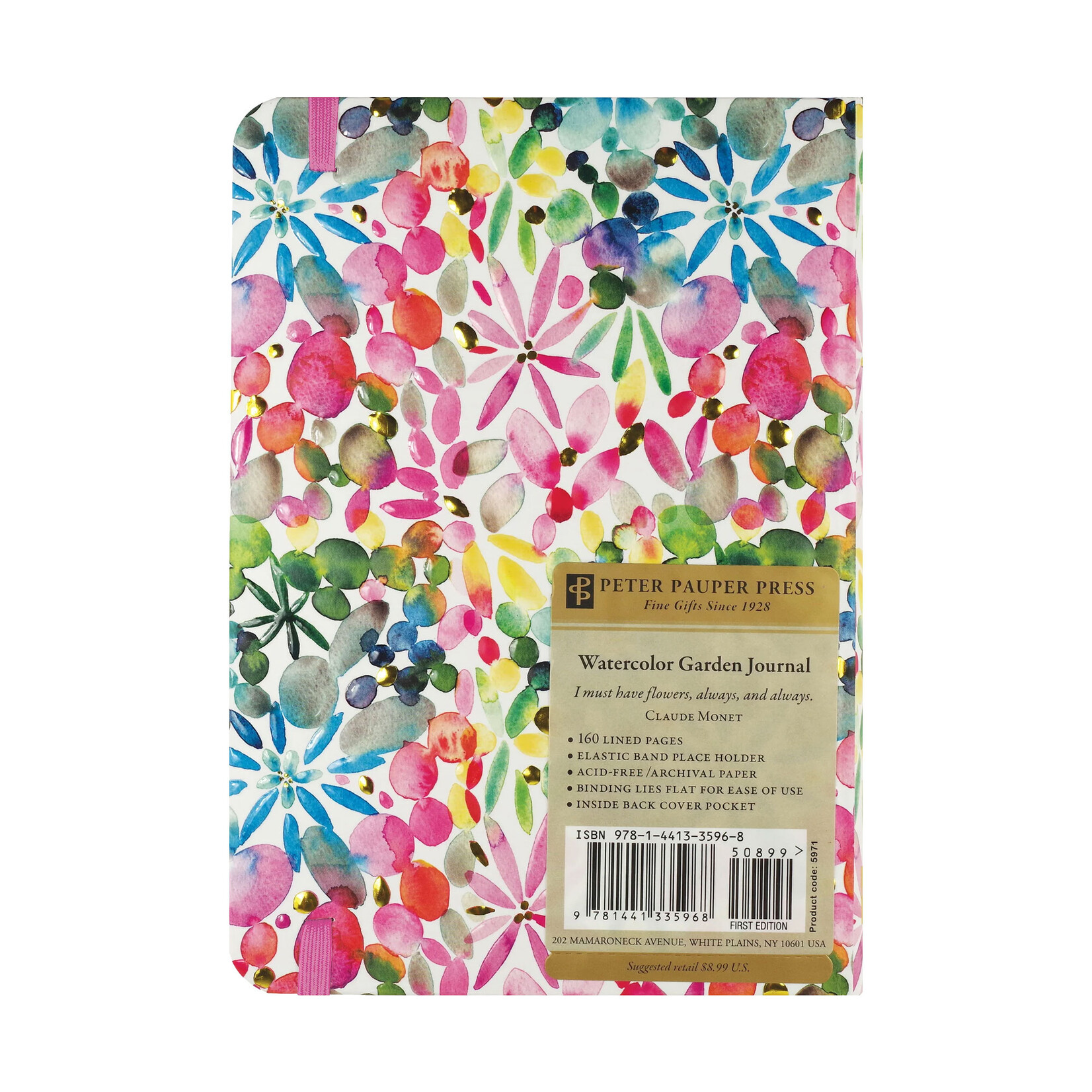 Peter Pauper Press Journal - Small - Watercolor Garden
