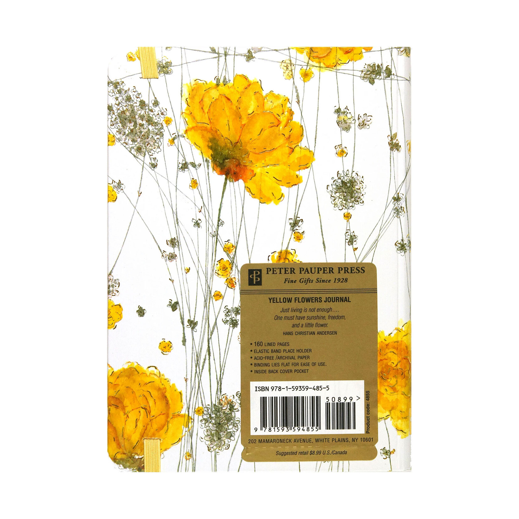 Peter Pauper Press Journal - Small - Yellow Flowers