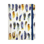 Peter Pauper Press Journal - Mid-Size - Watercolor Feathers