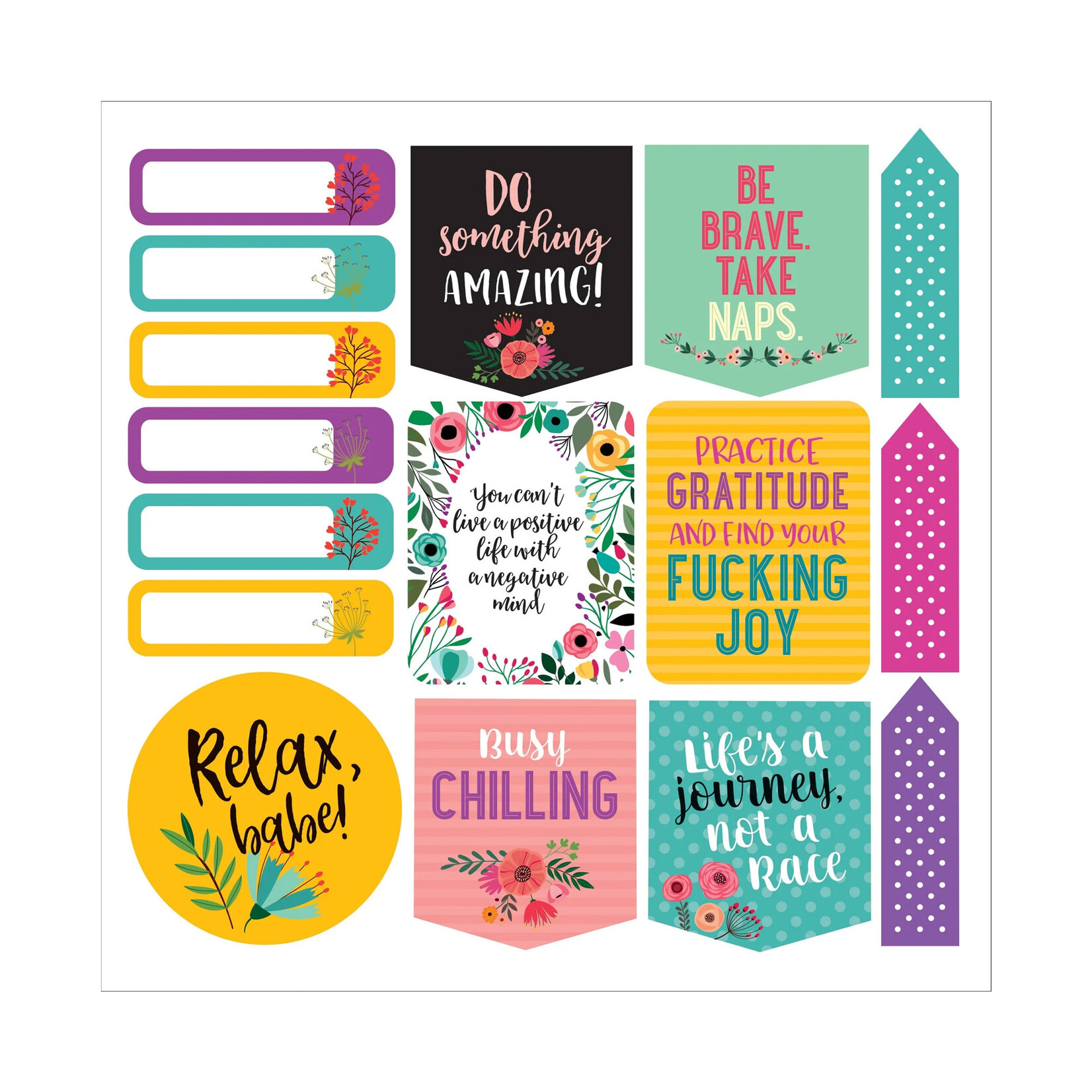Peter Pauper Press Sticker Book - Inner F*cking Peace