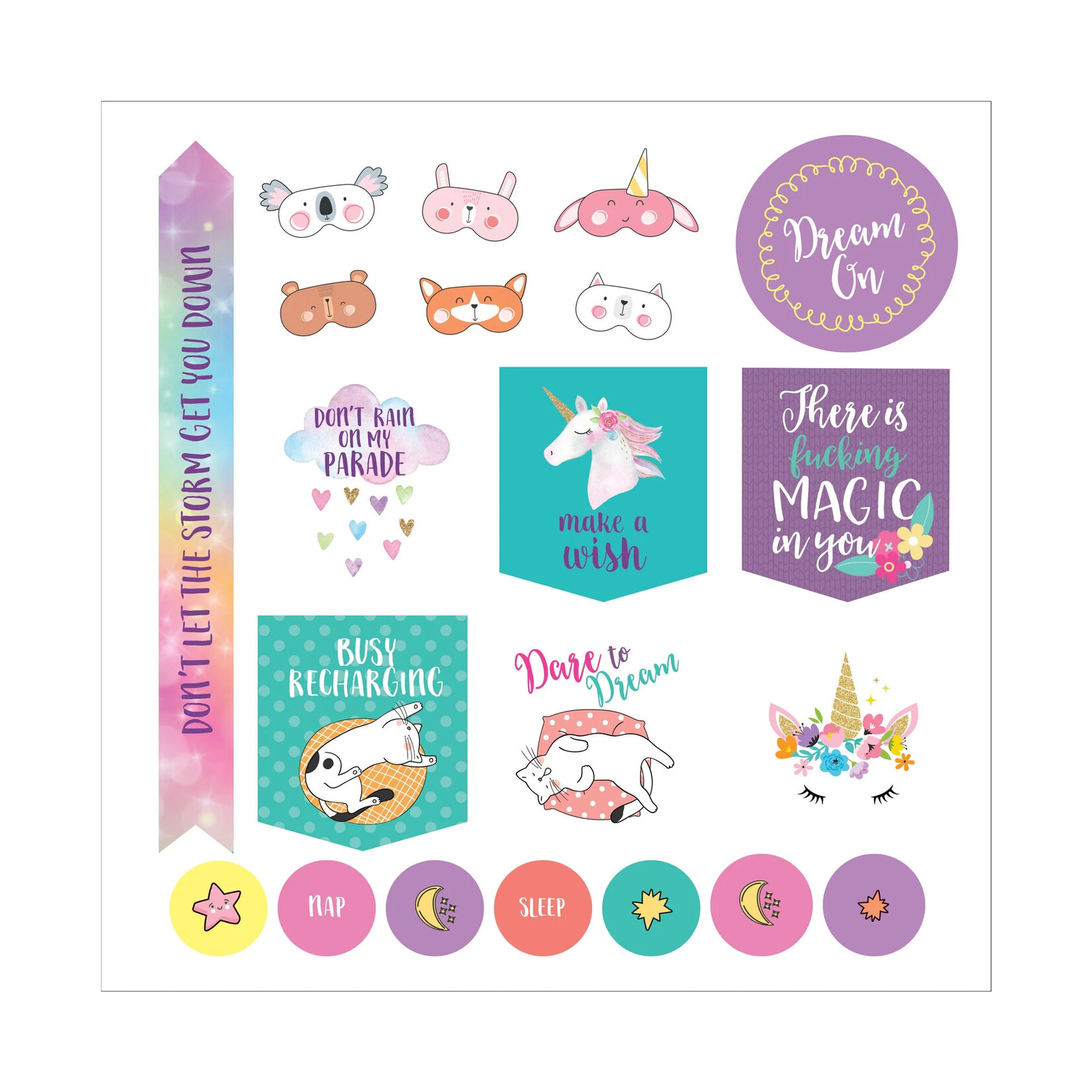 Peter Pauper Press Sticker Book - Inner F*cking Peace