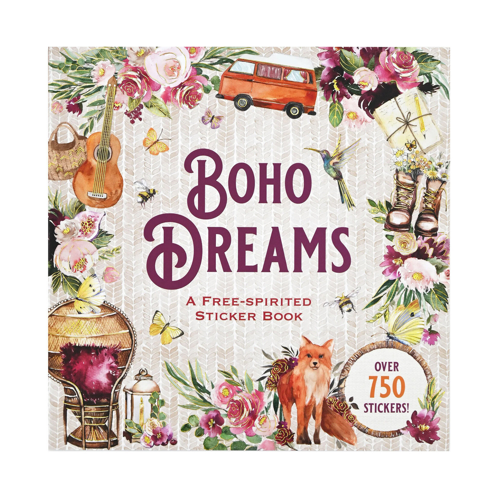 Peter Pauper Press Sticker Book - Boho Dreams