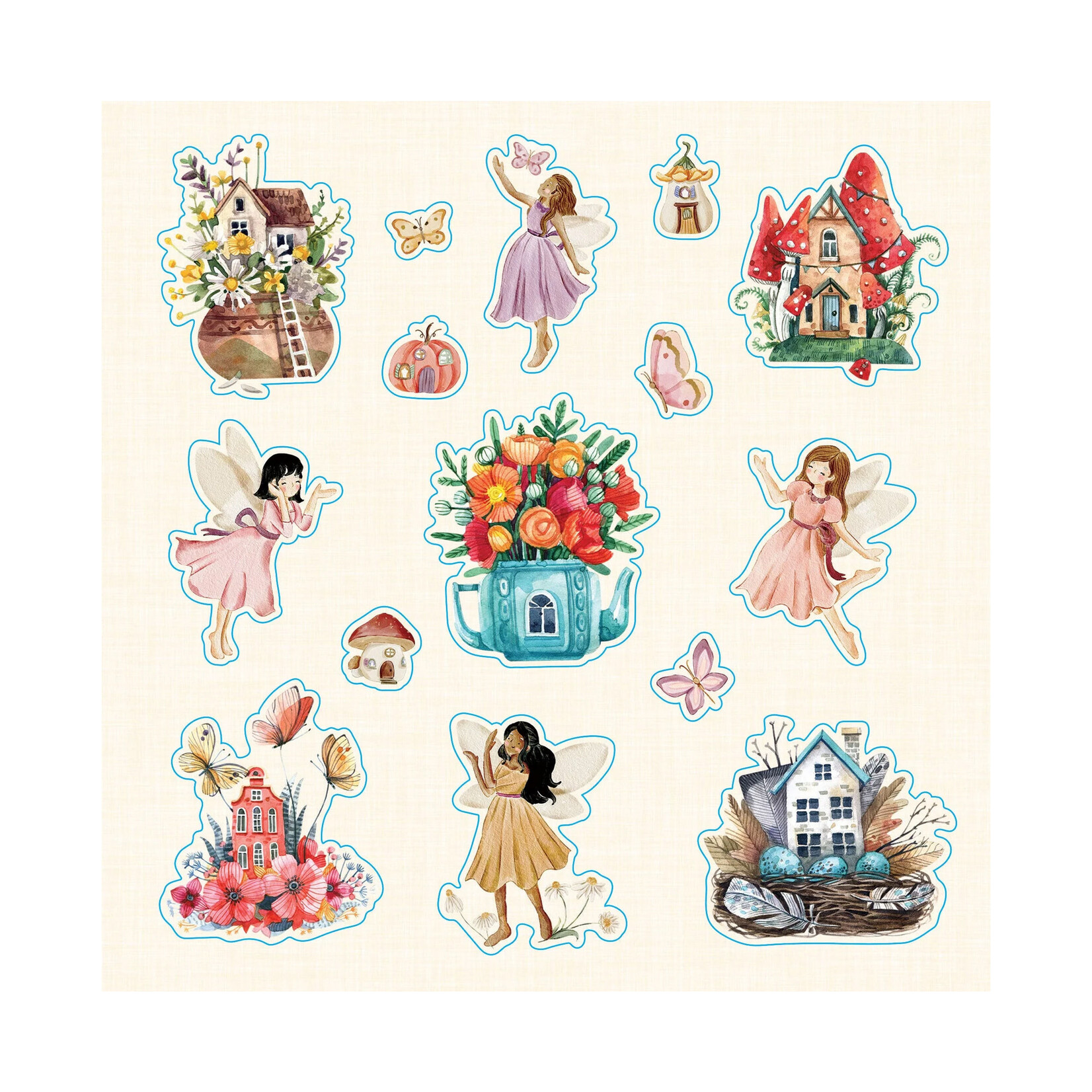 Peter Pauper Press Sticker Book - Faerie Kingdom