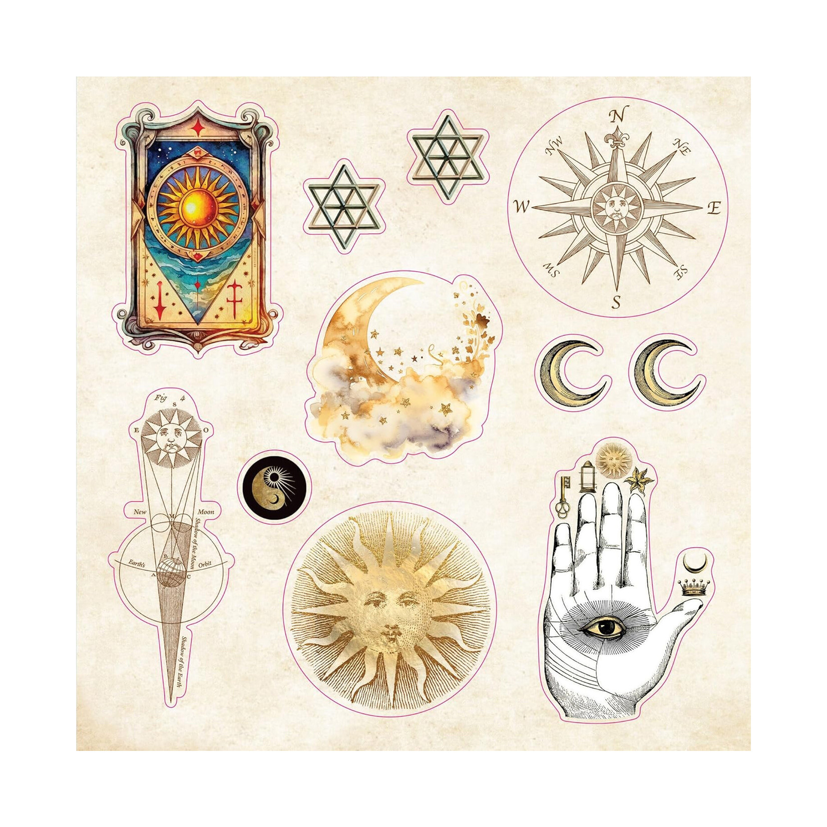 Peter Pauper Press Sticker Book - Celestial Wonders