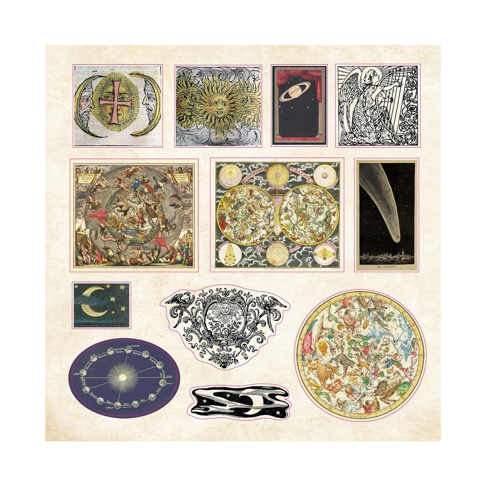Peter Pauper Press Sticker Book - Celestial Wonders
