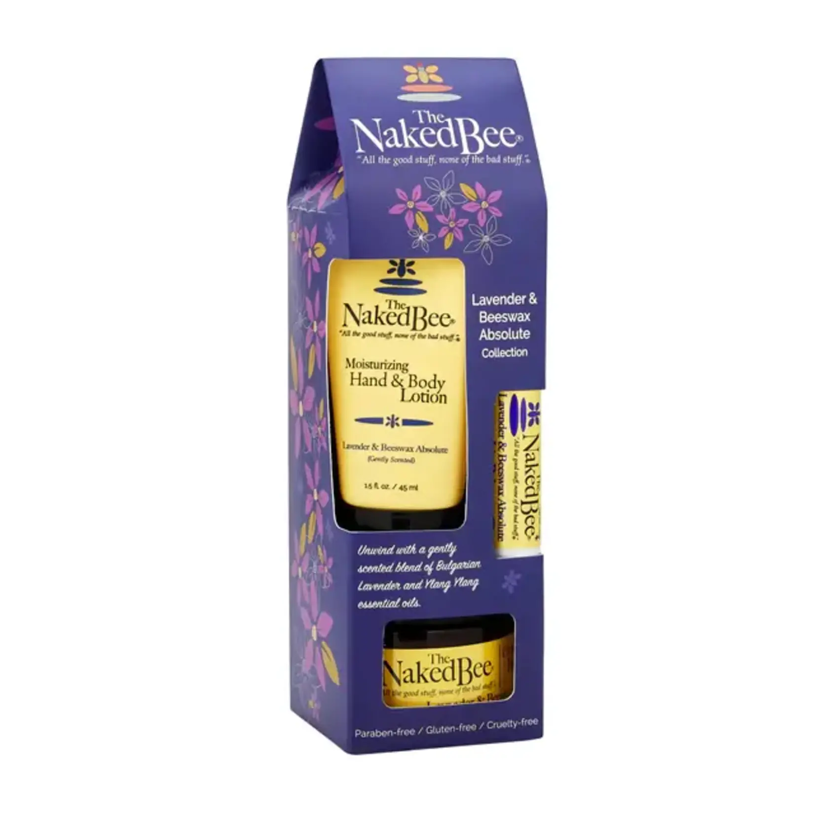 Naked Bee Gift Set - Lavender & Beeswax Absolute
