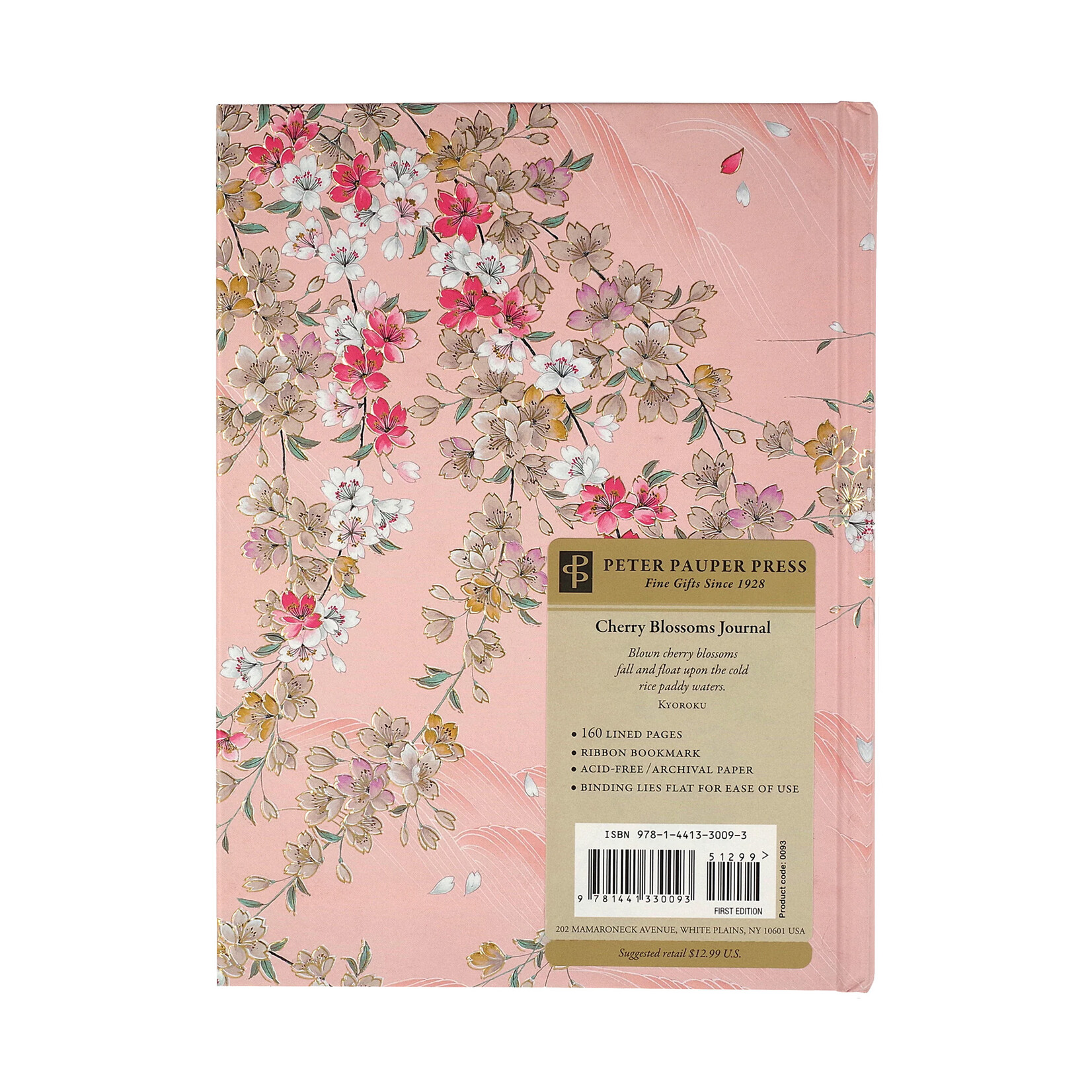 Peter Pauper Press Journal - Bookbound - Cherry Blossoms