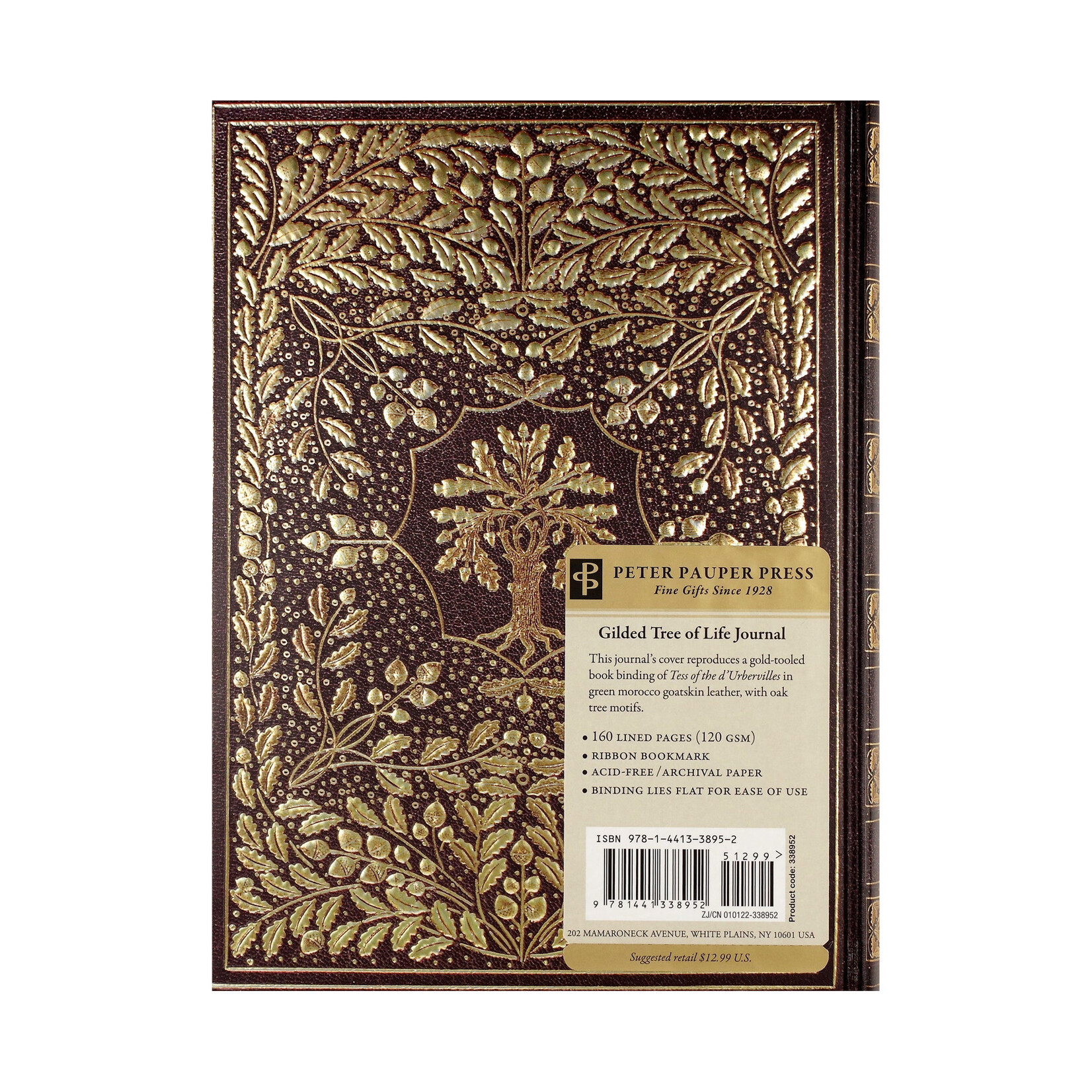 Peter Pauper Press Journal - Bookbound - Gilded Tree of Life