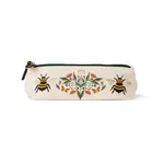 Fringe Pencil Pouch - Bee Floral