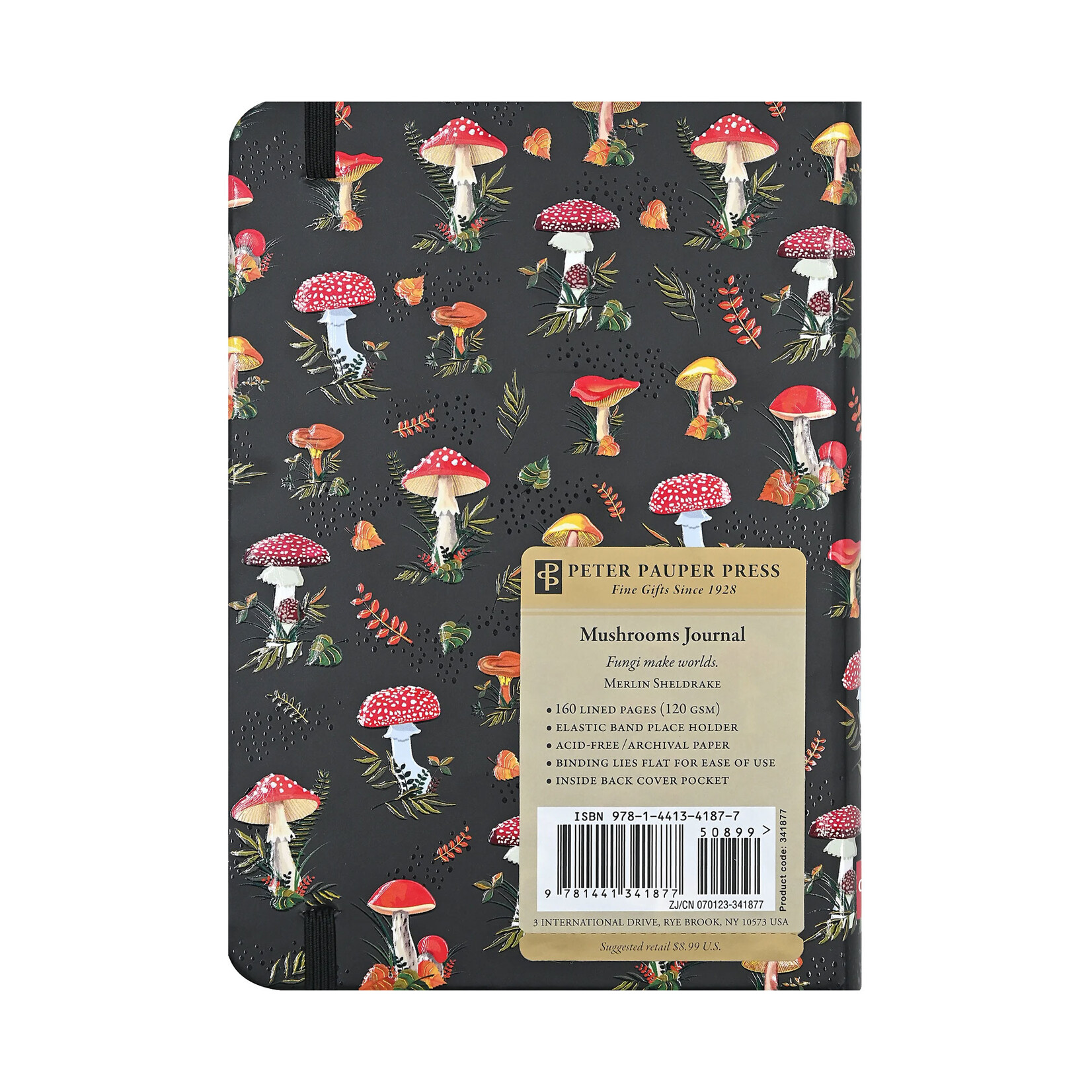 Peter Pauper Press Journal - Small - Mushrooms