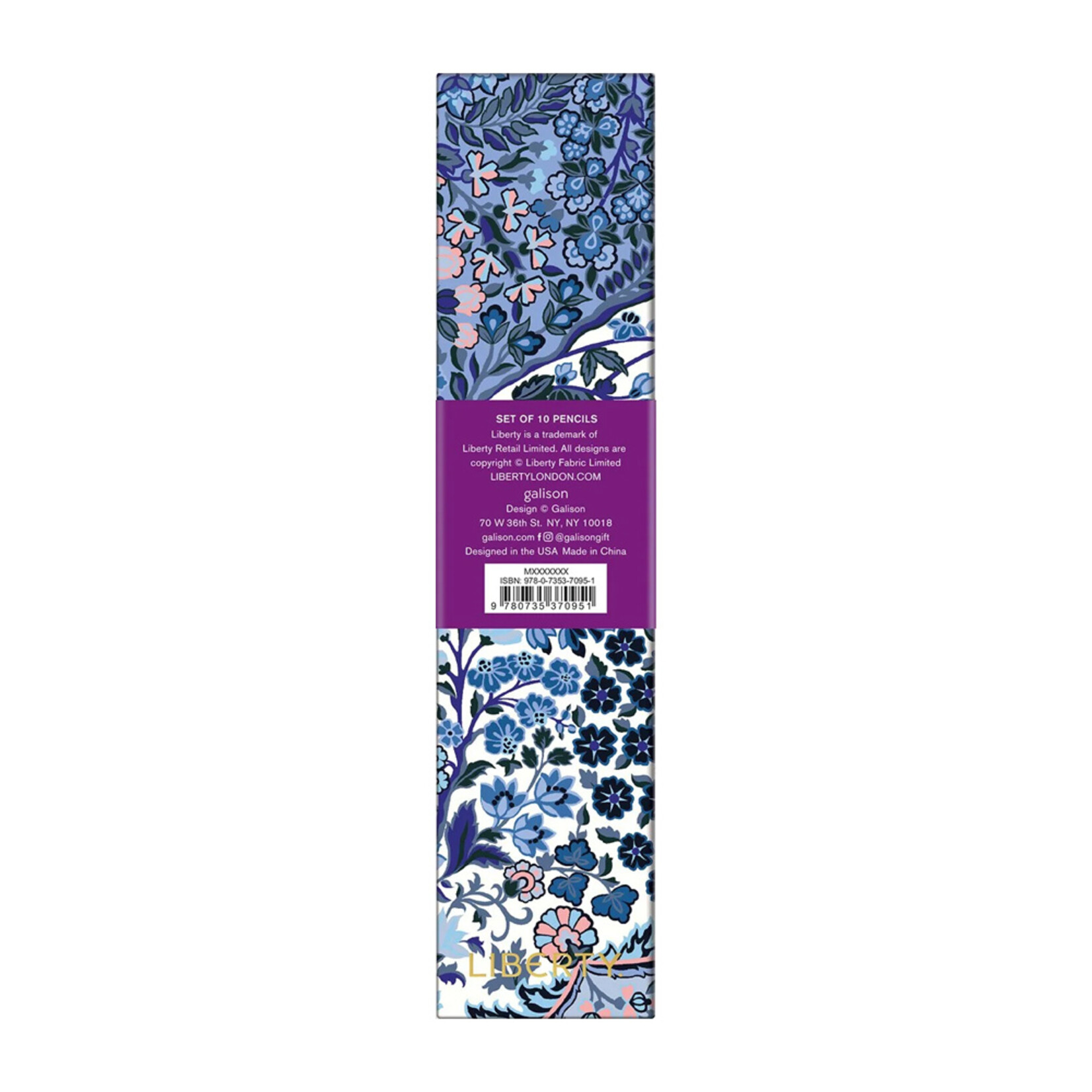 Galison Liberty Pencil Set -