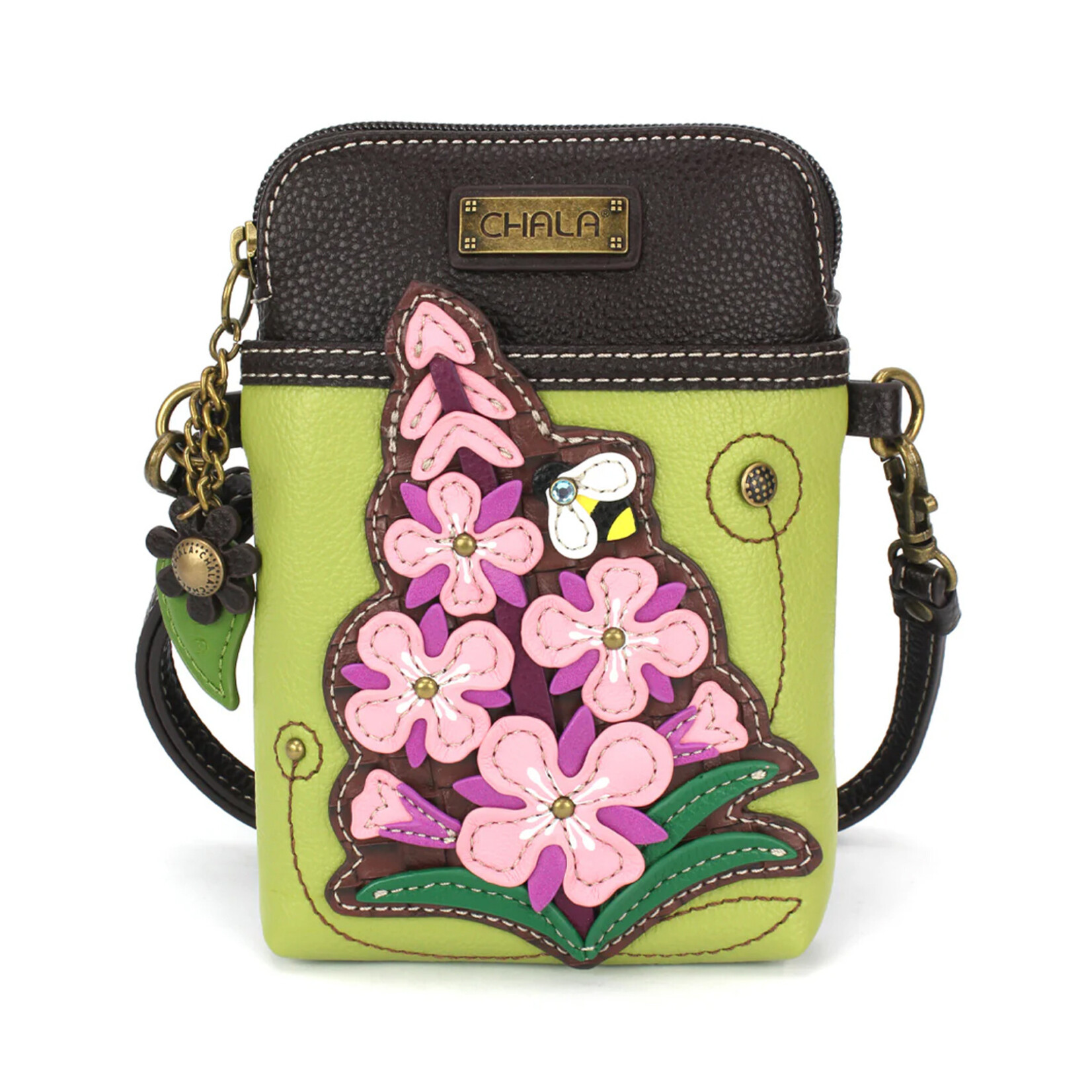 Chala Cellphone Crossbody - Fireweed - Green