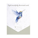 Wrendale Note Card Set - 'Rainbow' Hummingbird