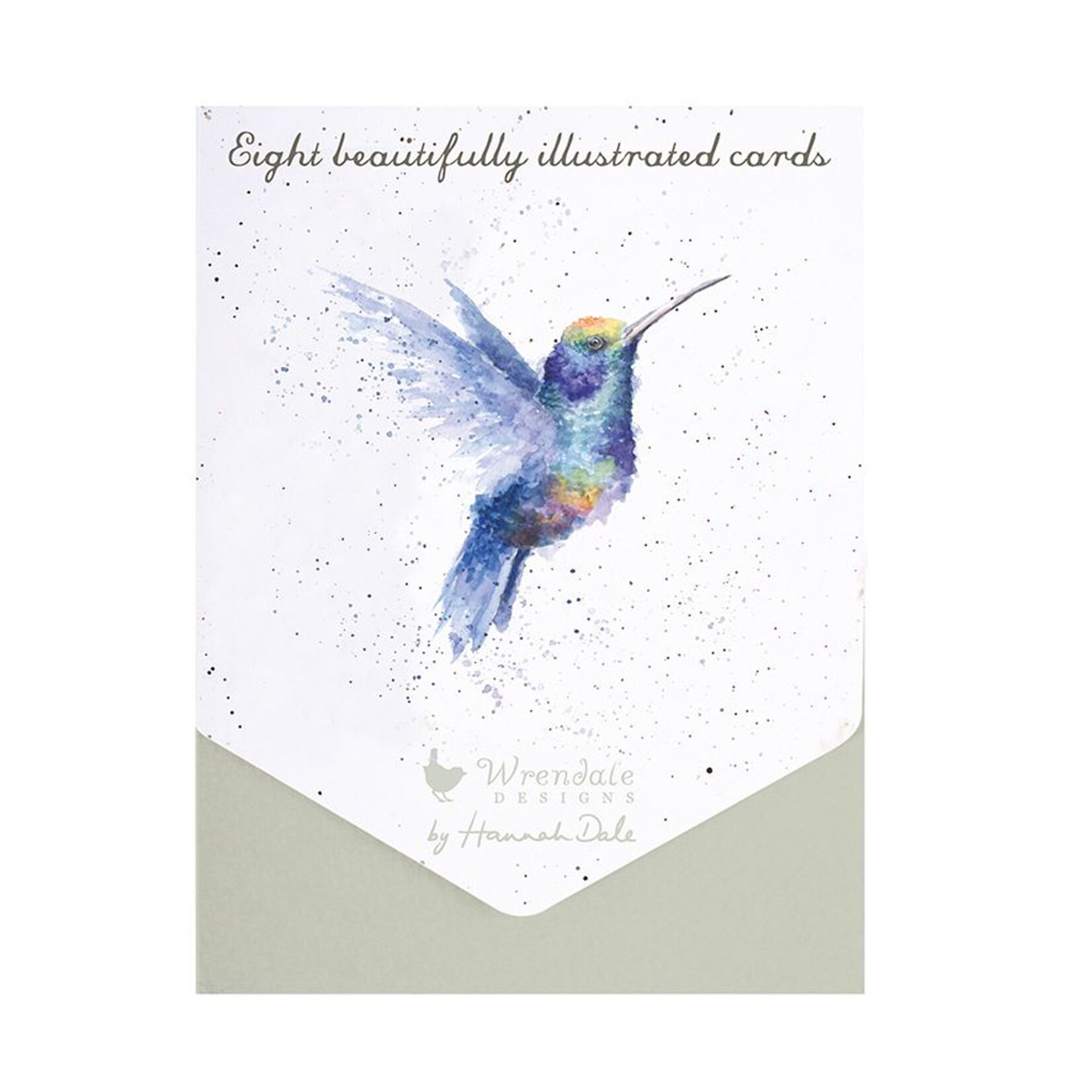 Wrendale Notecard Set - Rainbow Hummingbird