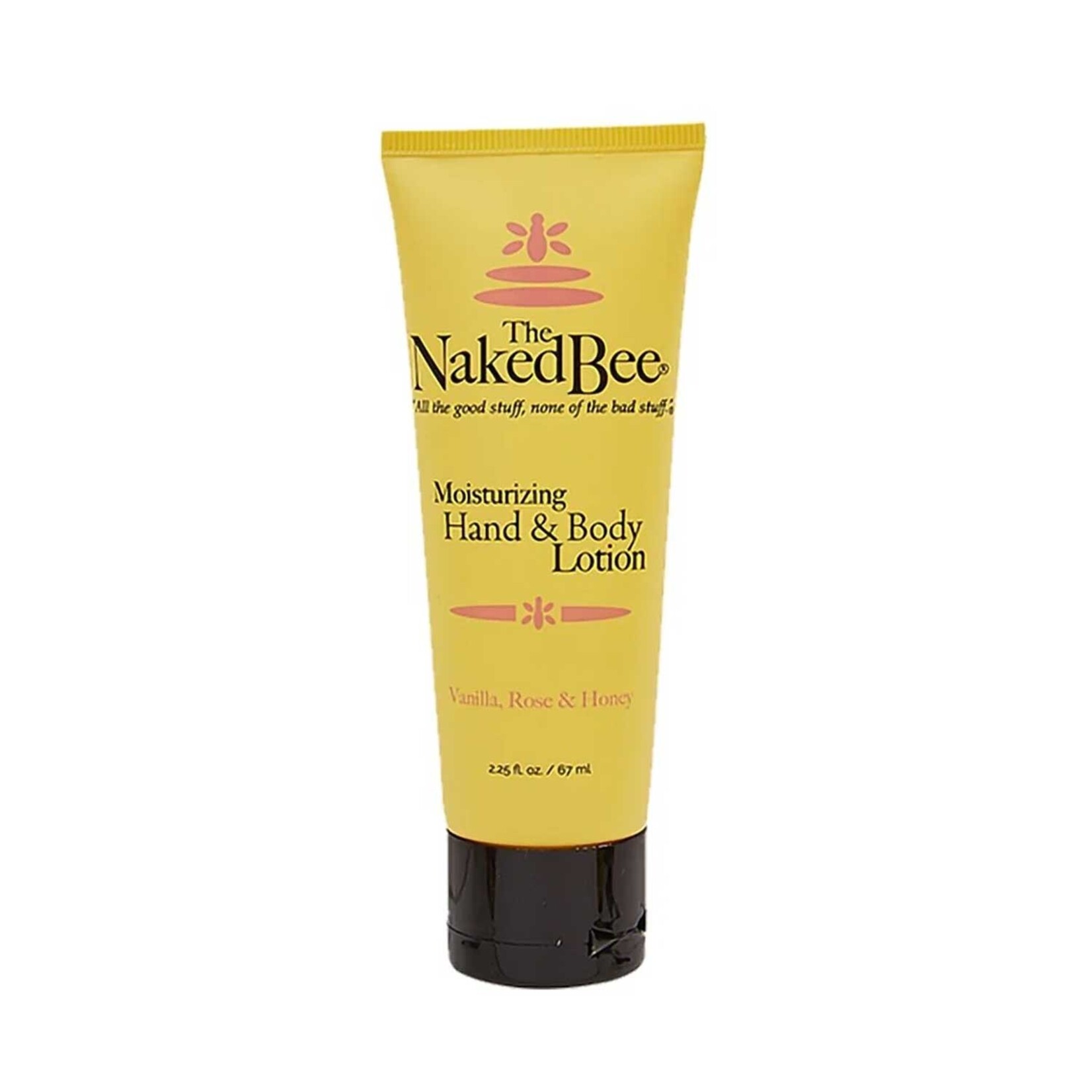 Naked Bee Hand & Body Lotion - Vanilla Rose Honey - 2.25oz