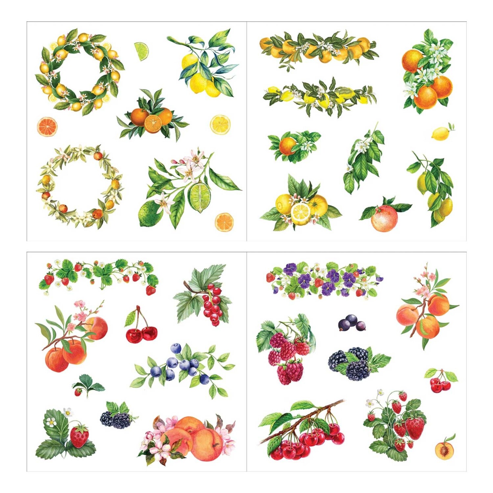 Peter Pauper Press Sticker Book - Bunches of Botanicals