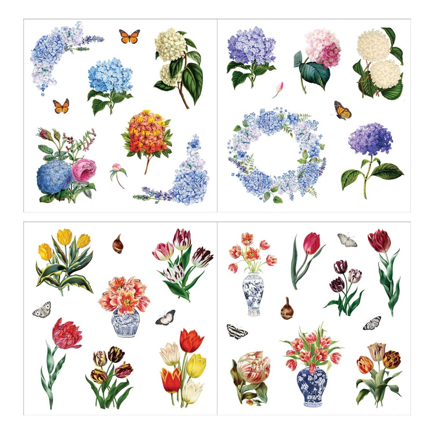 Peter Pauper Press Sticker Book - Bunches of Botanicals