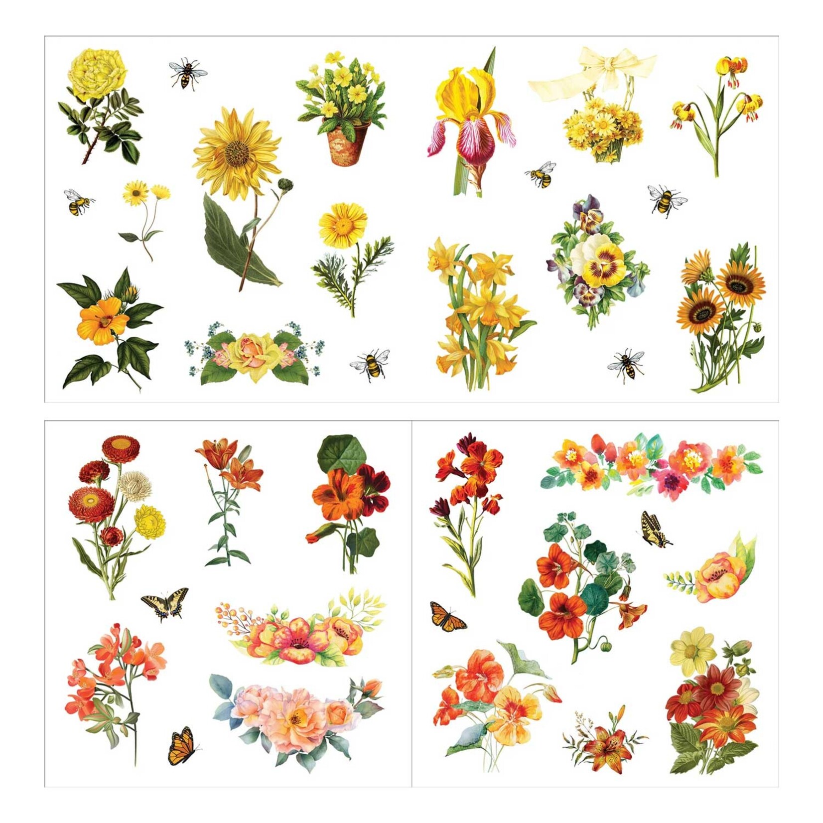 Peter Pauper Press Sticker Book - Bunches of Botanicals