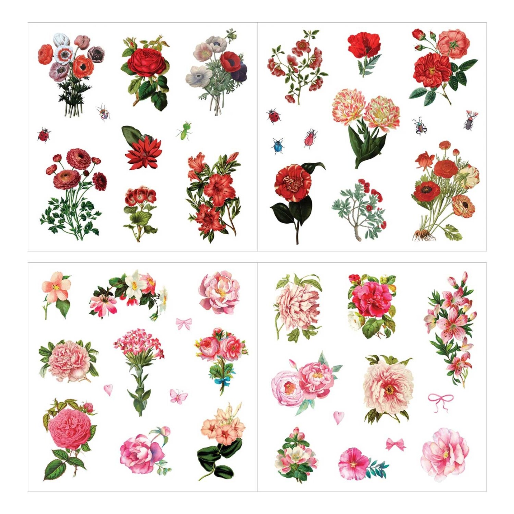 Peter Pauper Press Sticker Book - Bunches of Botanicals