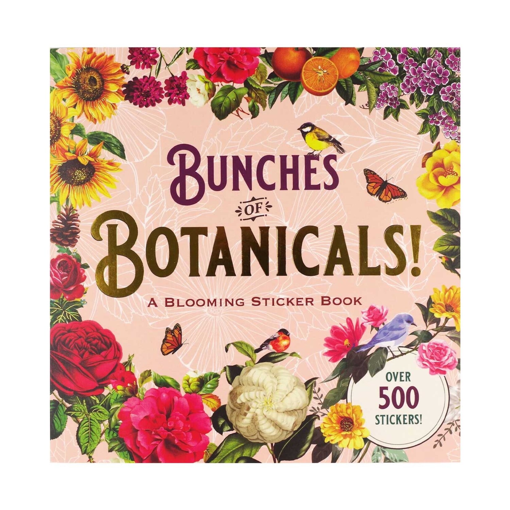 Peter Pauper Press Sticker Book - Bunches of Botanicals