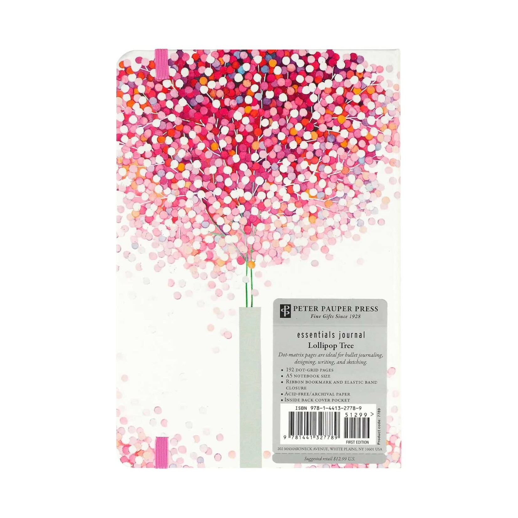 Peter Pauper Press Notebook - Dot Matrix - Lollipop Tree