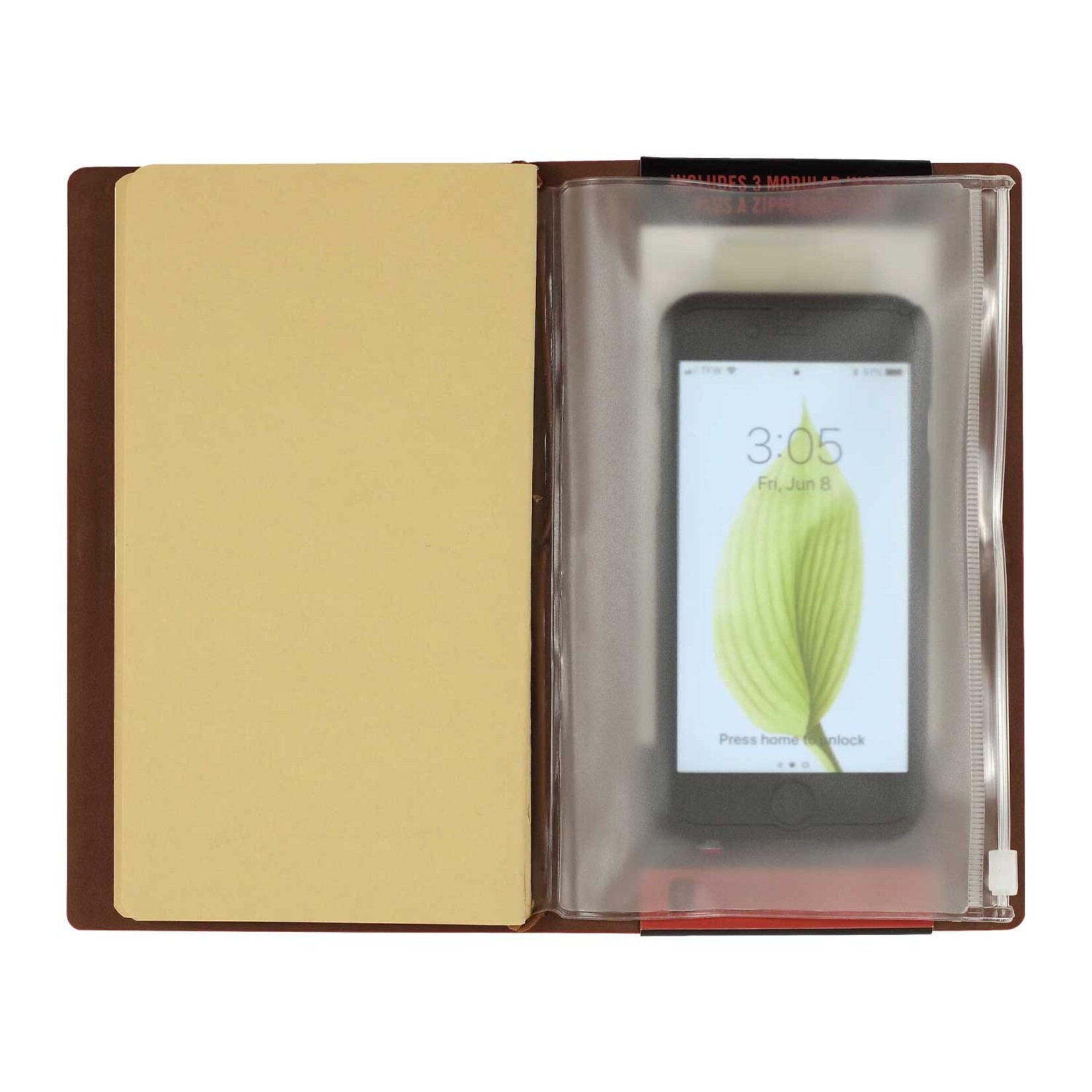 Peter Pauper Press Voyager Notebook - Burgundy