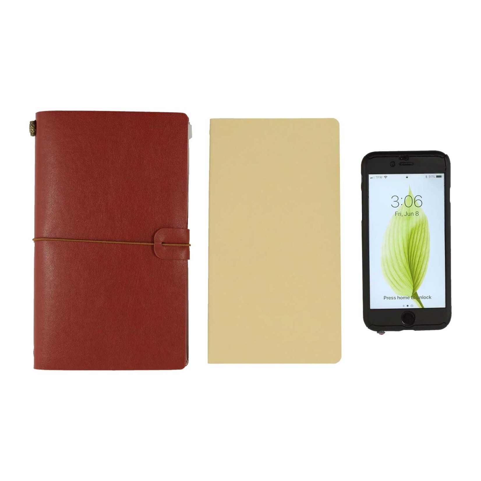 Peter Pauper Press Voyager Notebook - Burgundy