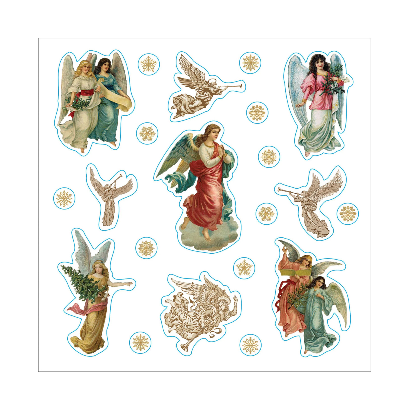 Peter Pauper Press Sticker Book - Merry & Bright Christmas!