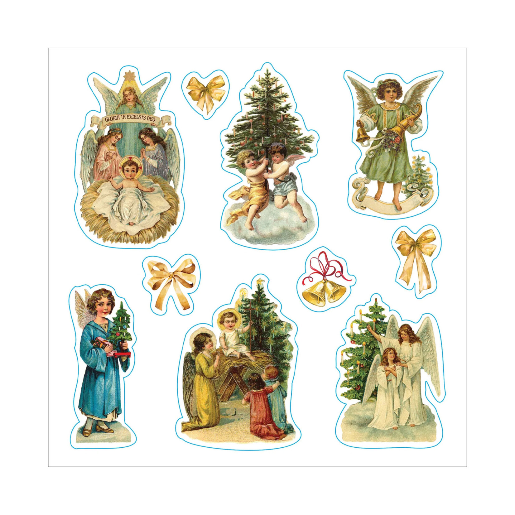 Peter Pauper Press Sticker Book - Merry & Bright Christmas!