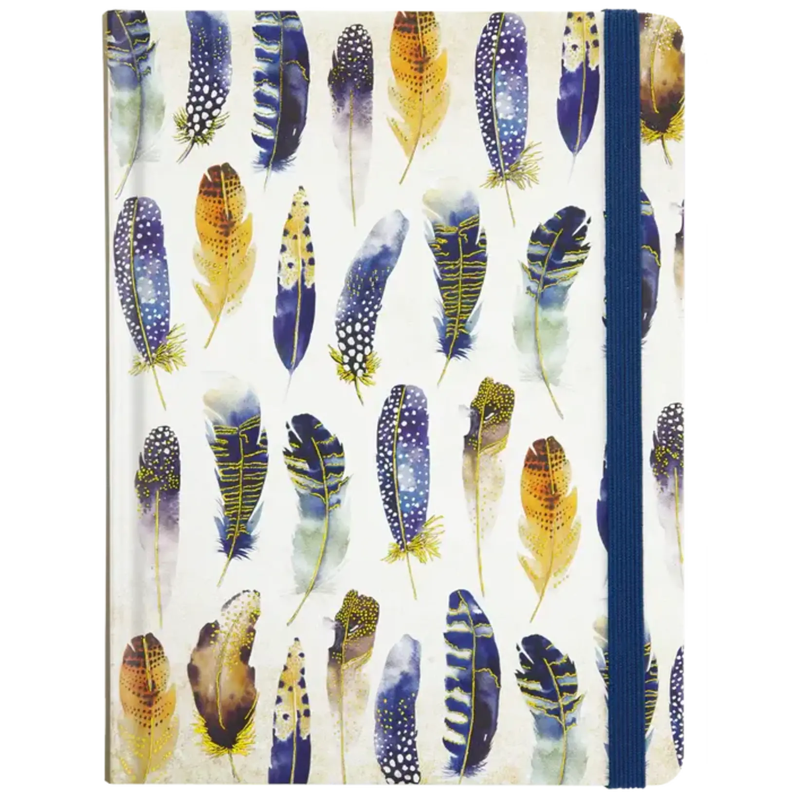 Peter Pauper Press Journal - Mid-Size - Watercolor Feathers