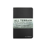 Peter Pauper Press Notebook Set - All Terrain: Waterproof