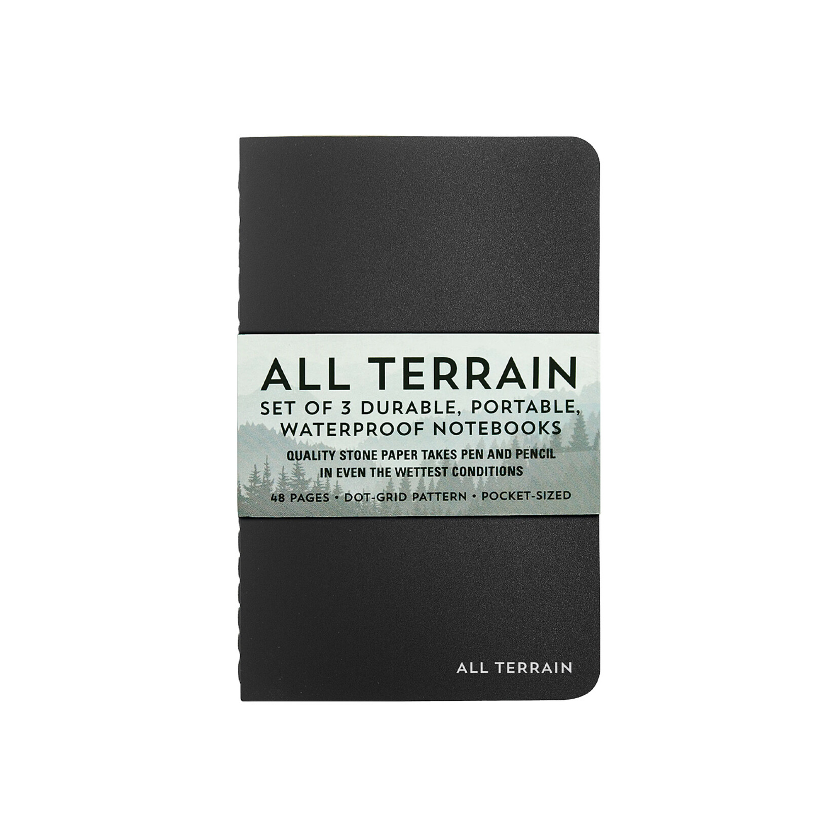 Peter Pauper Press Notebook Set - All Terrain: Waterproof
