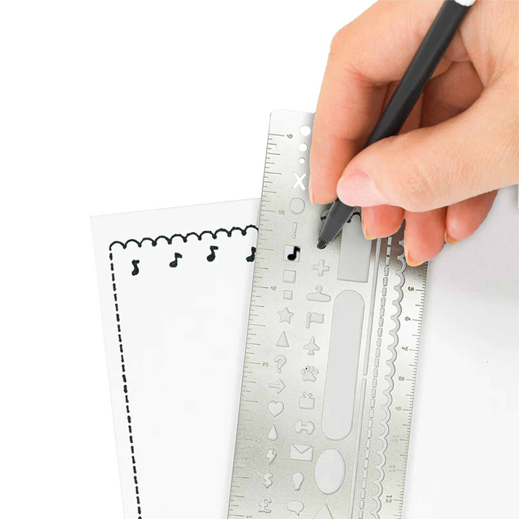 Peter Pauper Press Bookmark - Metal Stencil