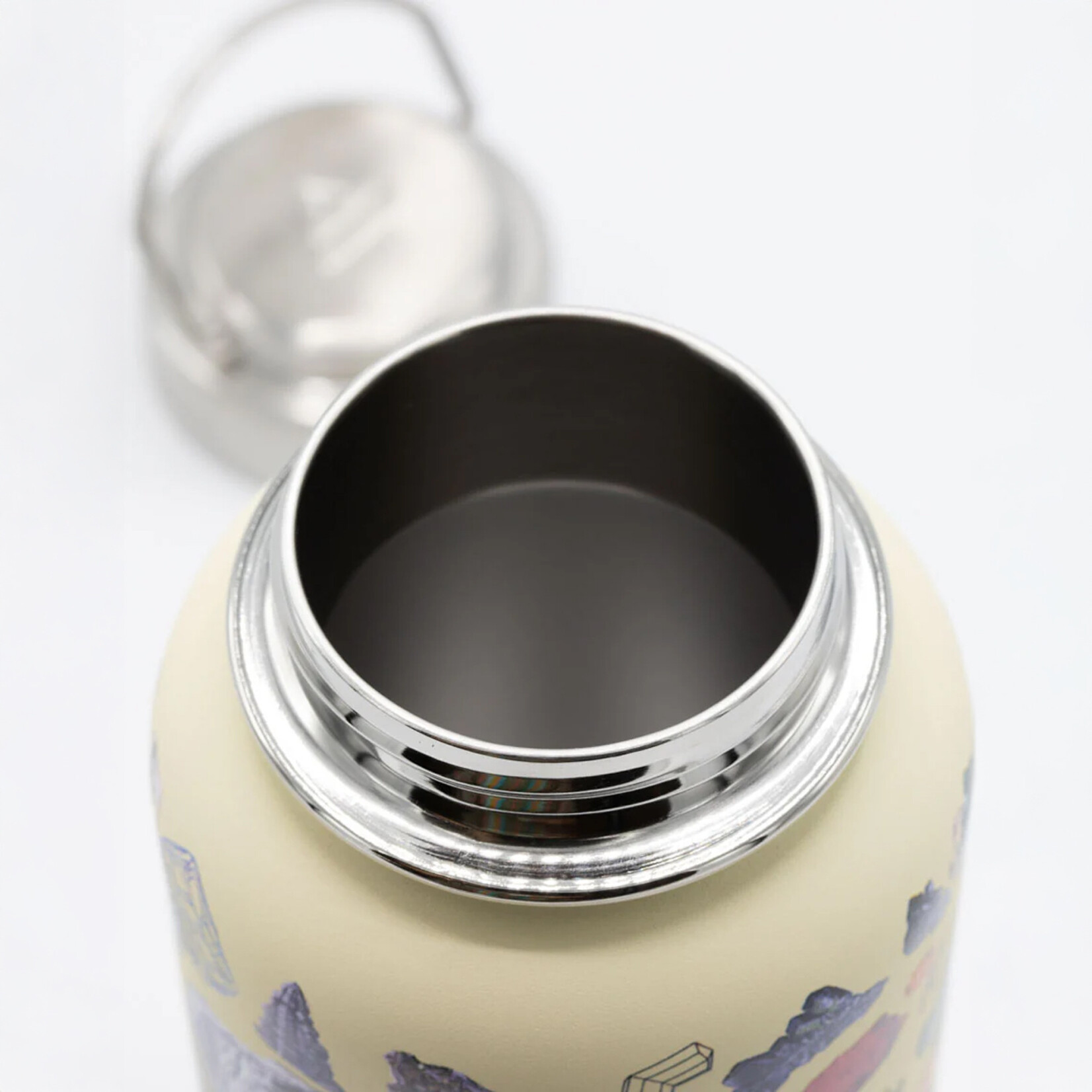 Cognitive Surplus Stainless Steel Bottle - Gems & Minerals (32oz)