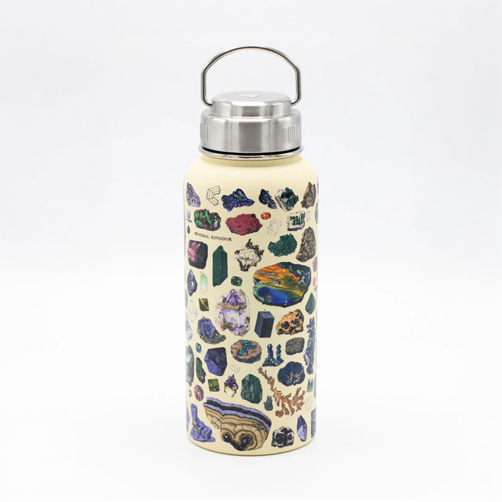 Cognitive Surplus Stainless Steel Bottle - Gems & Minerals (32oz)