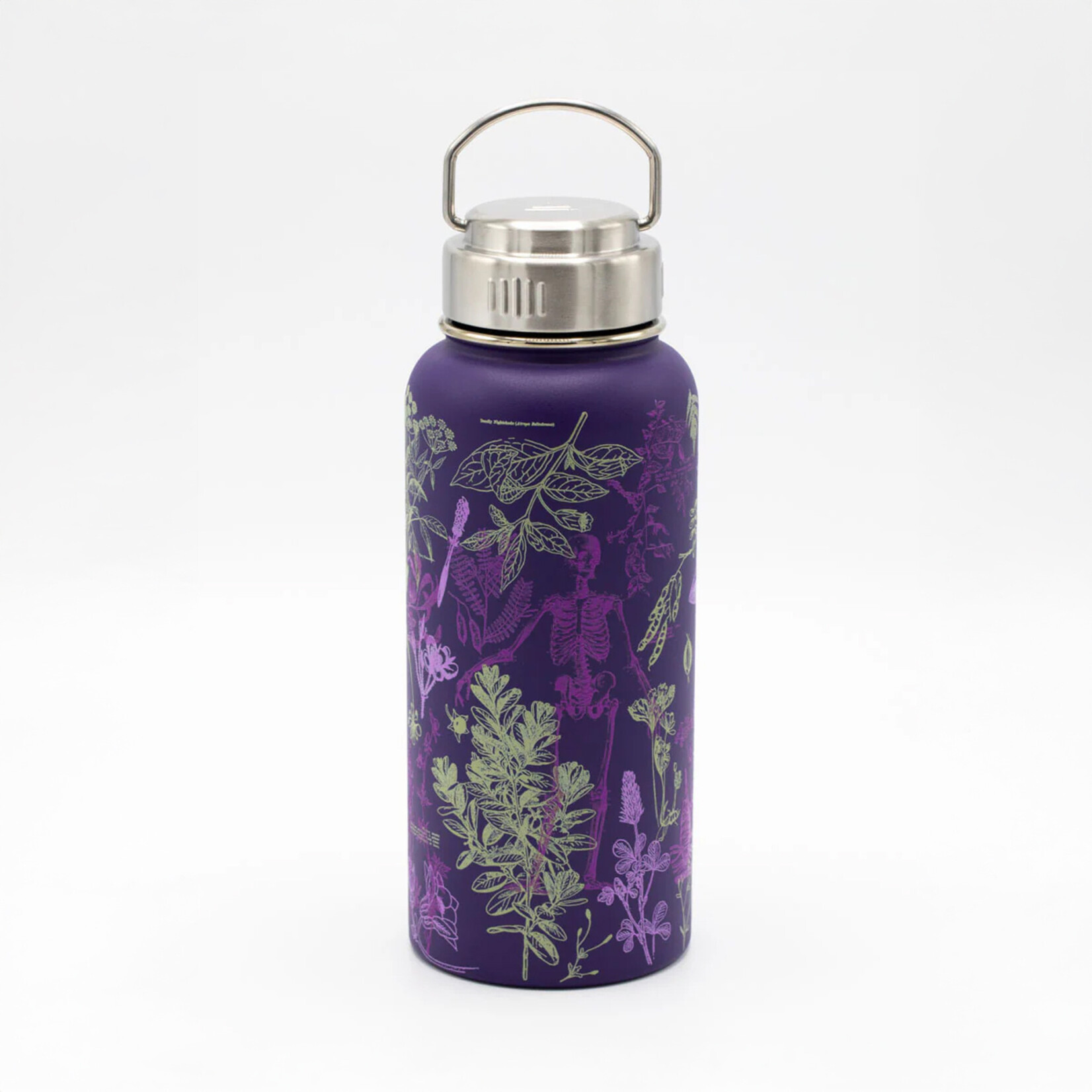 Cognitive Surplus Stainless Steel Bottle - Poisonous Plants (32oz)