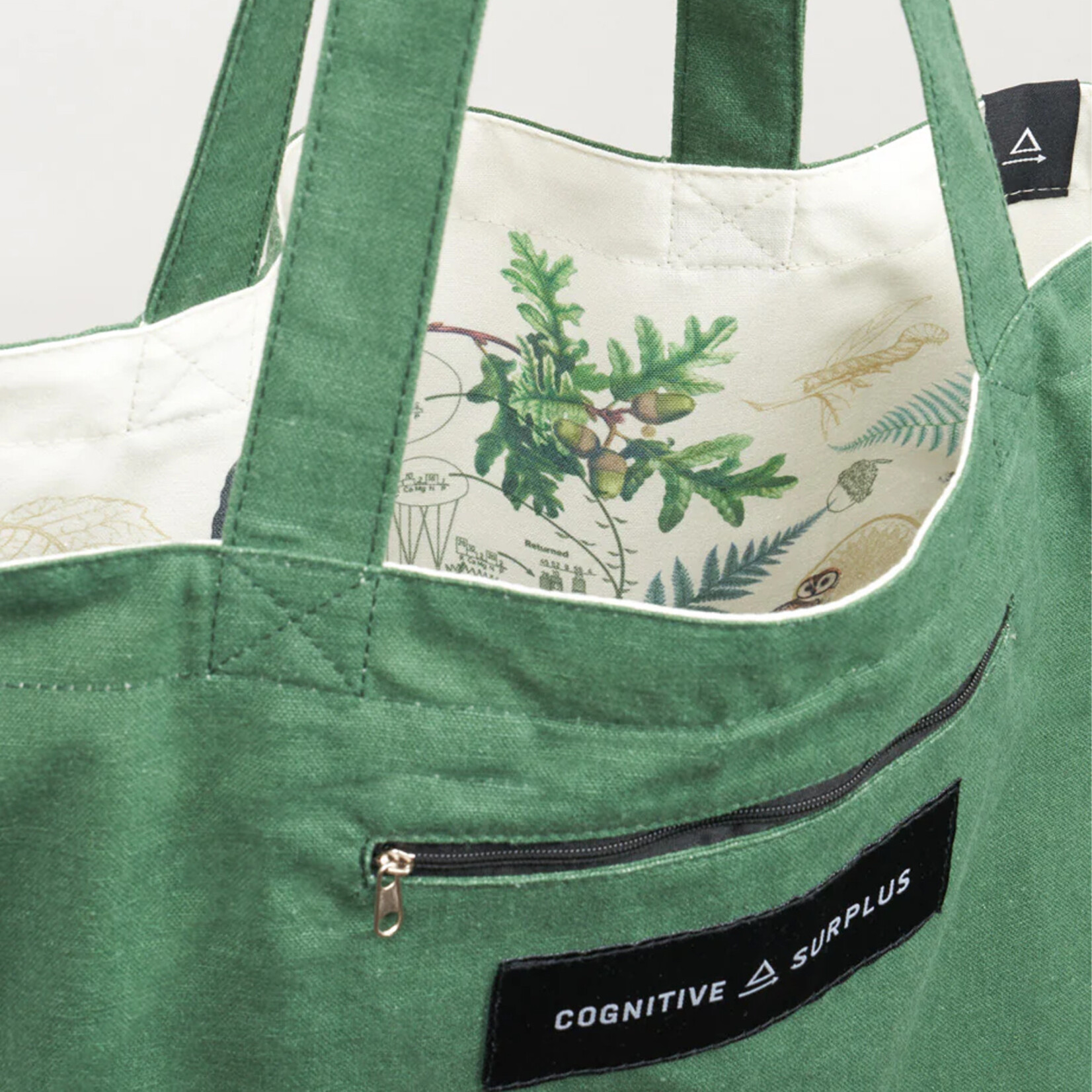 Cognitive Surplus Reversible Canvas Tote - Into the Woods