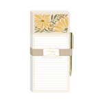 Lady Jayne Magnetic Listpad & Pen - Flower Market - Sunflowers
