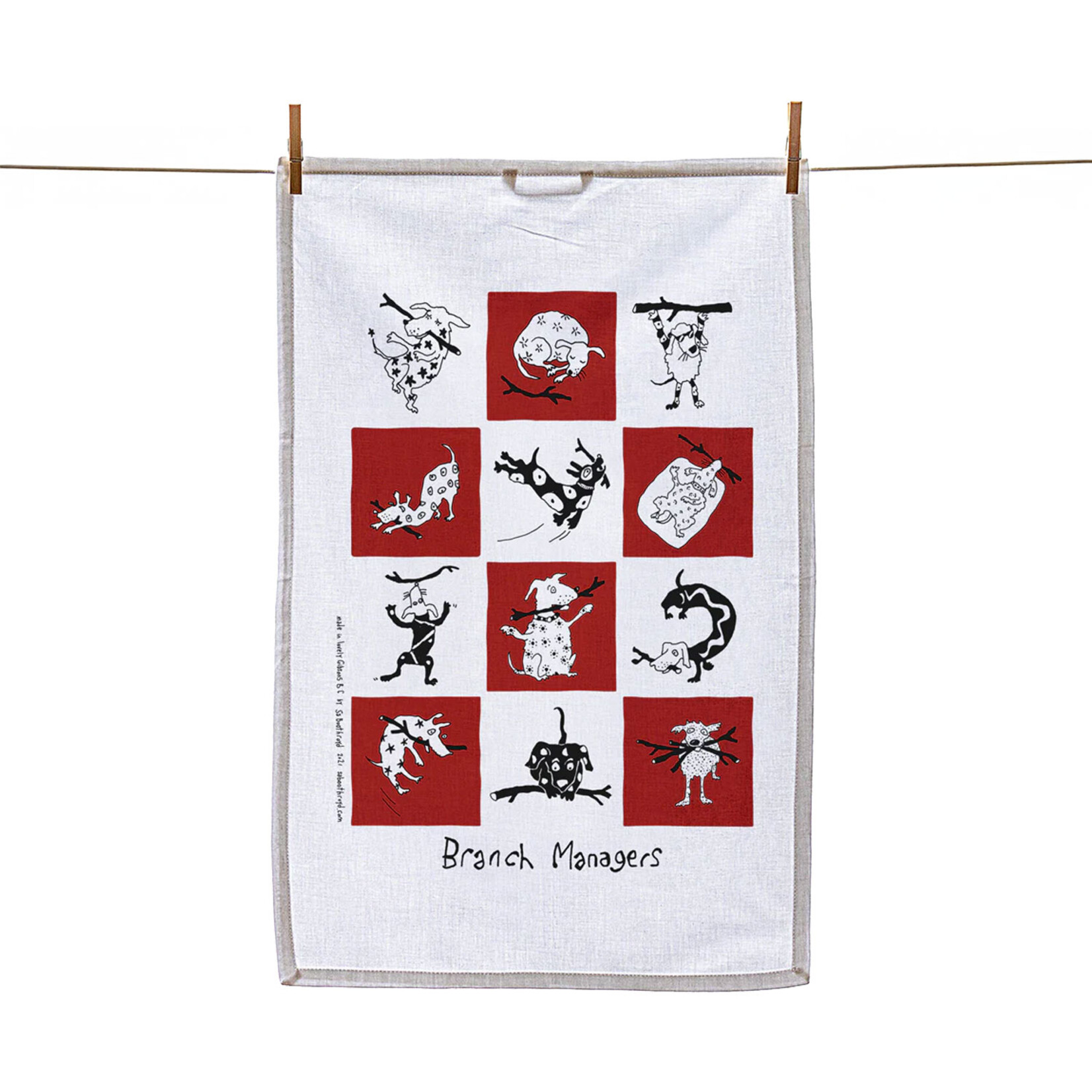 Sa Boothroyd Tea Towel - Branch Managers