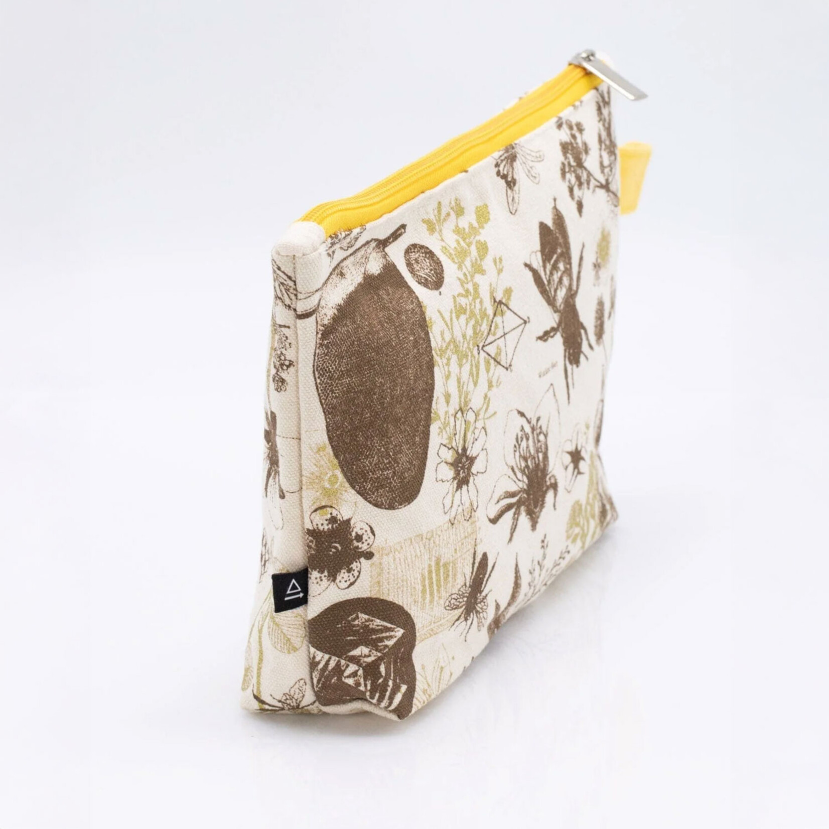 Cognitive Surplus Pencil Bag - Honey Bees - Cream